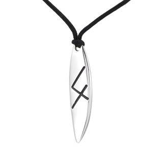 Silver+Surf Silber Schmuck Surfboard Line Schwarz