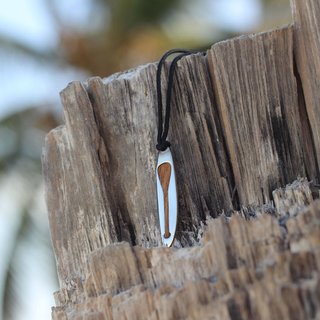 Silver+Surf Silber Schmuck SUP Gr L Paddel Holz