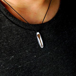 Silver+Surf Silber Schmuck SUP Gr L Paddel Holz