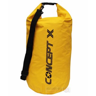 CONCEPT X wasserdichter Packsack 40 Liter Gelb