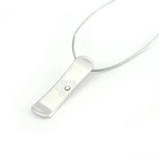 Silver+Surf Silber Schmuck Snowboard Gr M Snow W