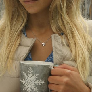 Silver+Surf Silber Schmuck Schnee Kristall gold