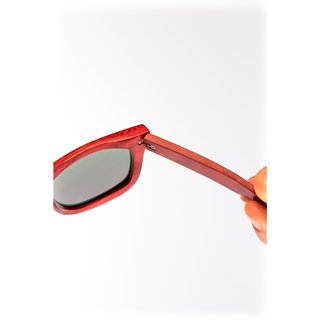 mawaii Sonnenbrille Bambus Timu Braun Silber