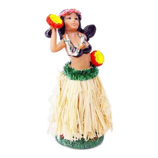 Aloha Wackel Hula M�dchen Figur (16cm) - big busen Rock Rot