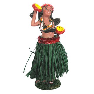 Aloha Wackel Hula M�dchen Figur (16cm) - big busen Rock Rot
